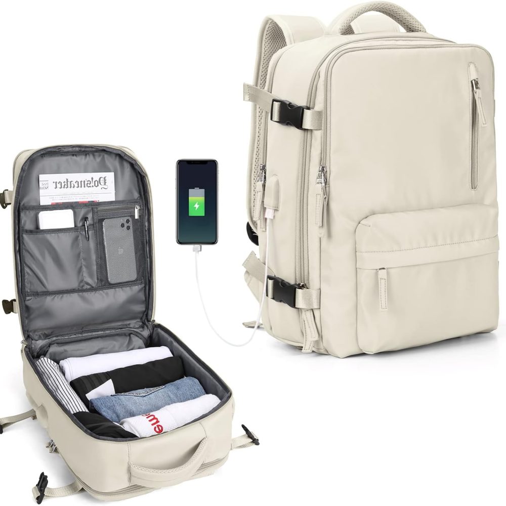 Large Travel Backpack Carry on Flight Approved Laptop Work Business Backpack for Women Men Mochila de Viaje - Image 3